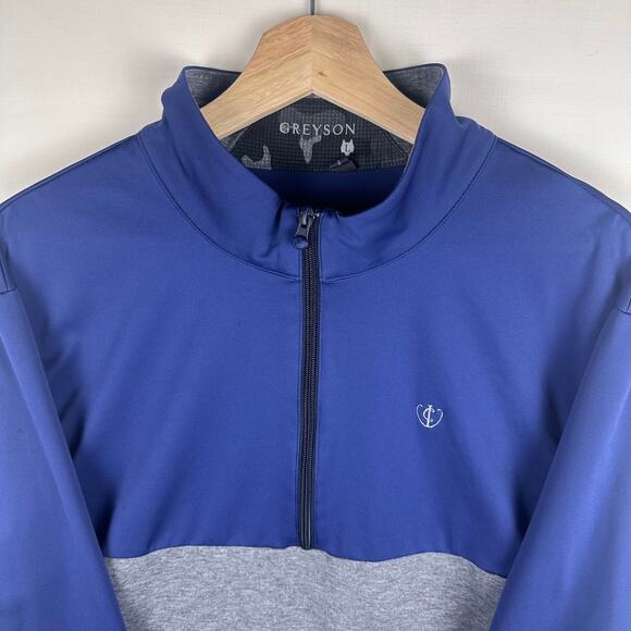 Greyson Men's Size L Quarter Zip Long Sleeve Quarter Zip 1/4 Zip - Picture 1 of 12
